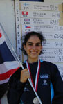 Alison on podium